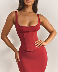 Contour Zipped Hoodie - Espresso Brown