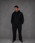 THE CORE OVERSIZED HOODIE - BLACK