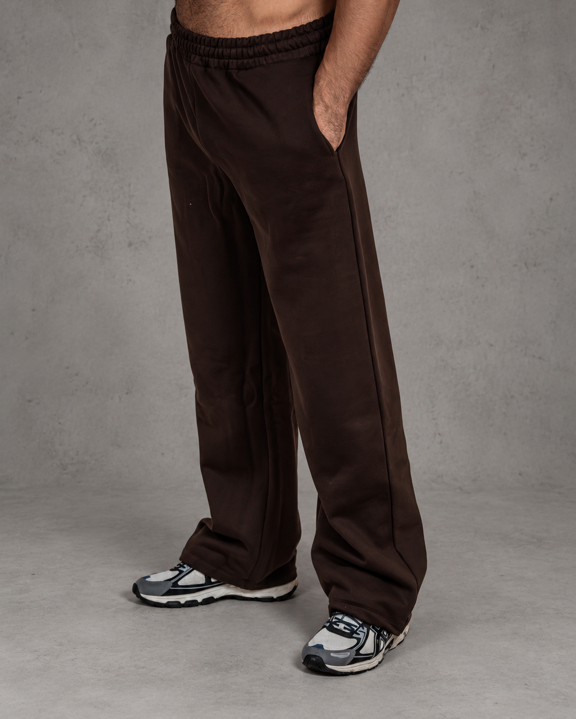 THE CORE WIDE LEG JOGGER - ESPRESSEO