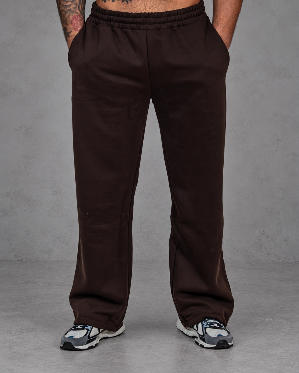 THE CORE WIDE LEG JOGGER - ESPRESSEO