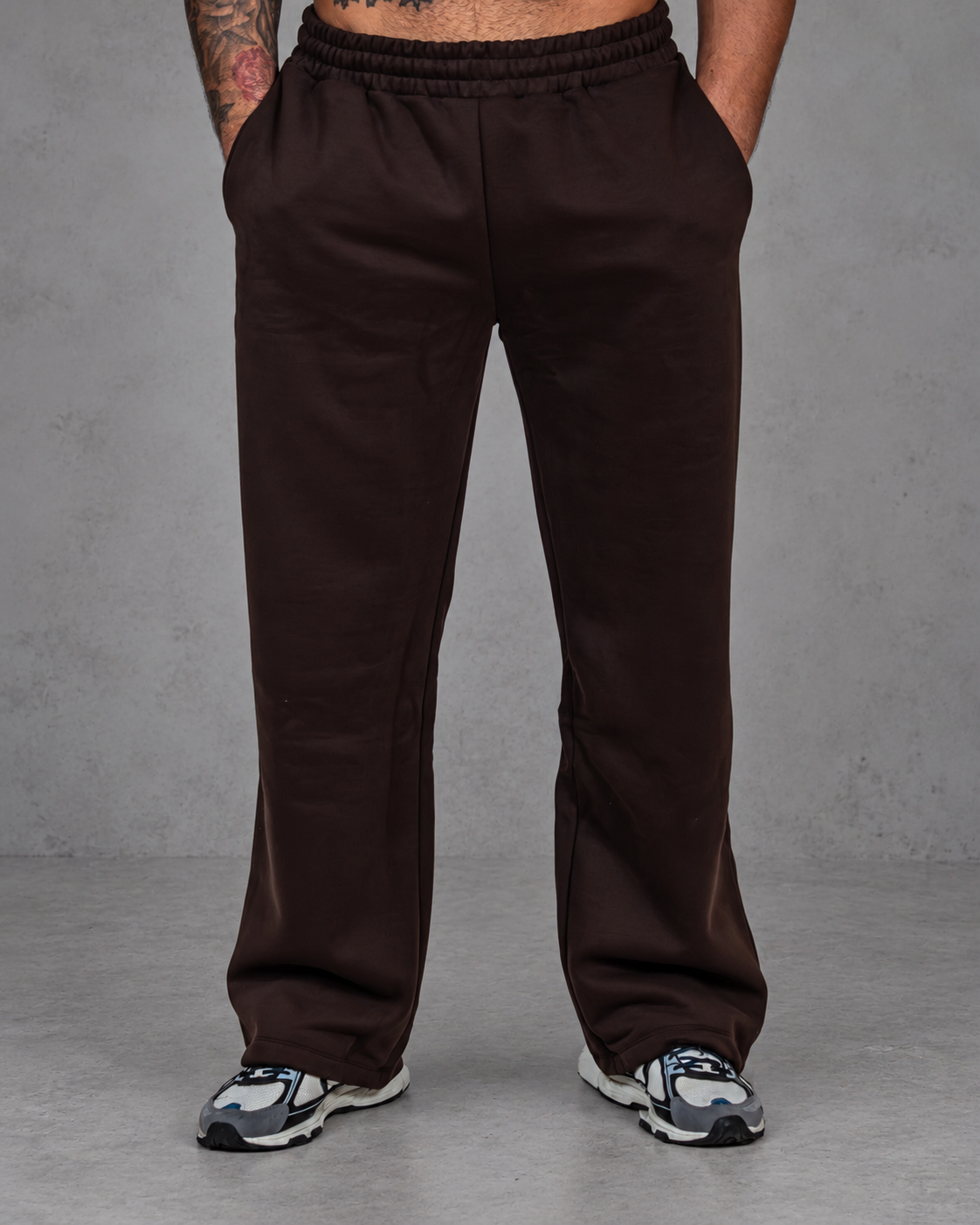 THE CORE WIDE LEG JOGGER - ESPRESSEO