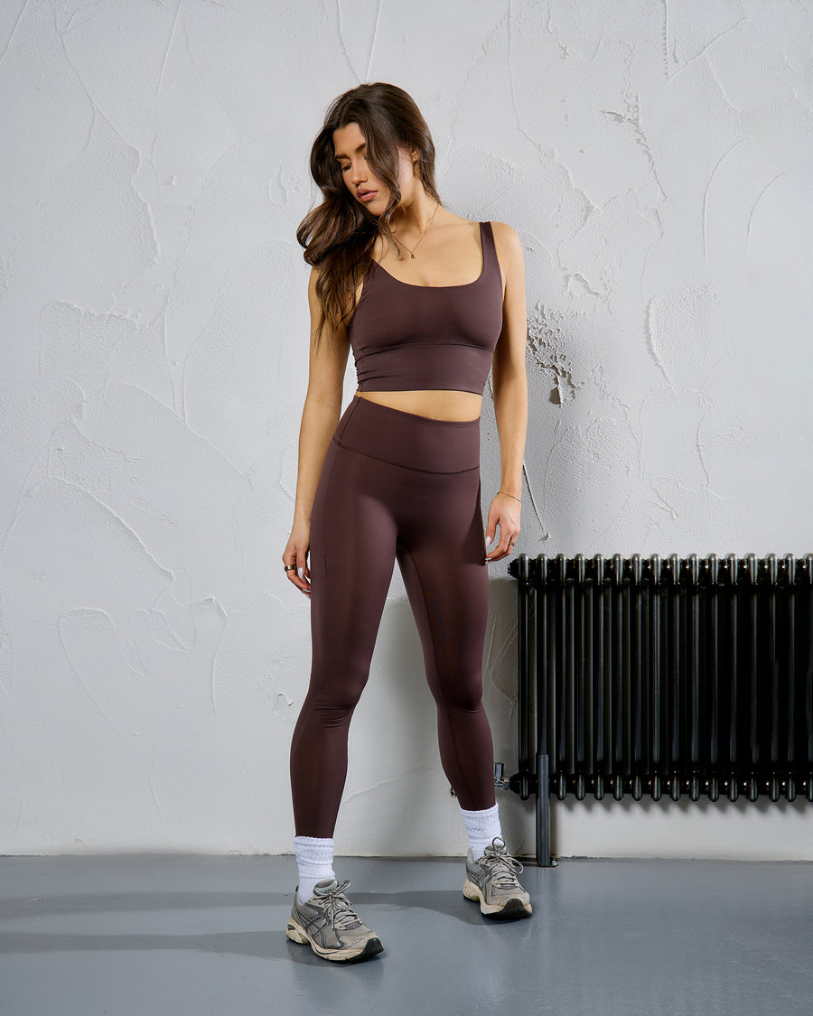 THE CONTOUR LEGGINGS - ESPRESSO